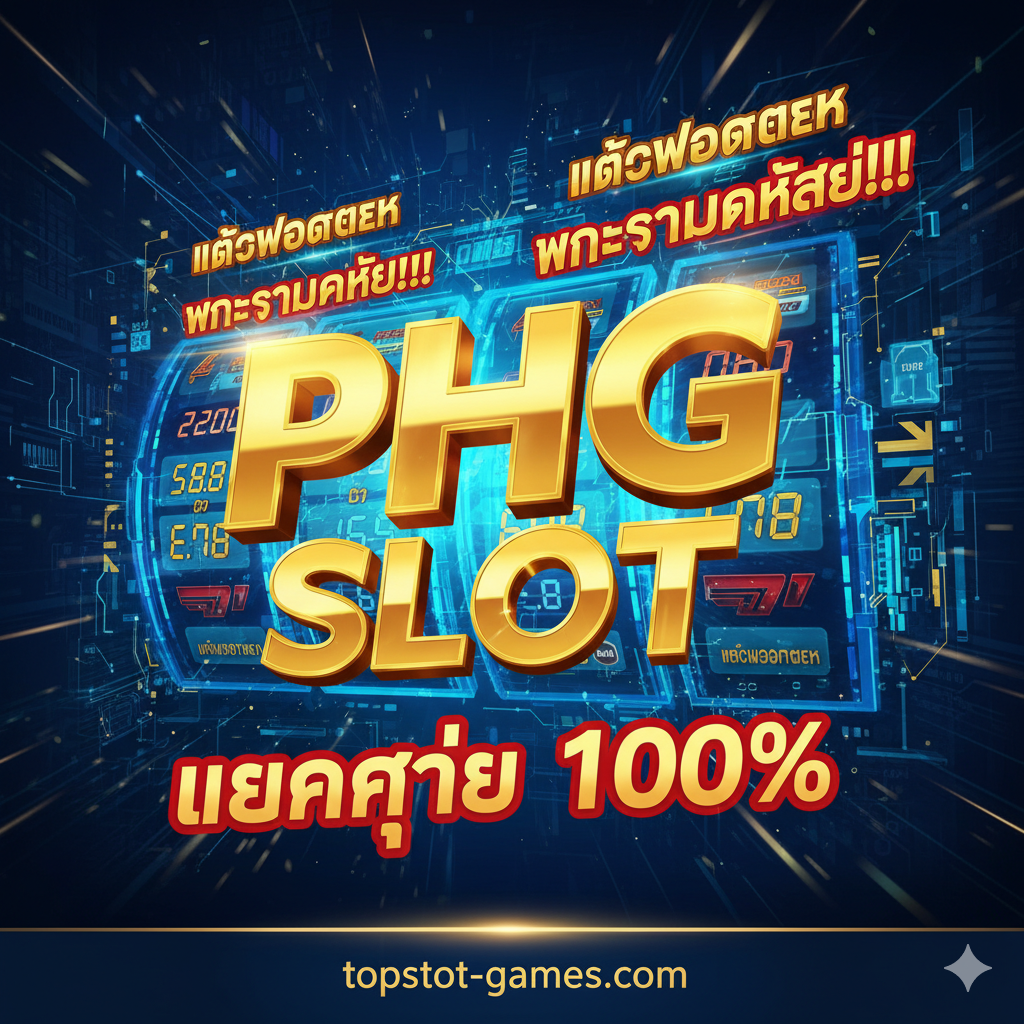 PHG Slot เว็บตรง แตกง่าย 100% เล่นเกมลิขสิทธิ์แท้ ฝากถอน ไม่มีขั้นต่ำ