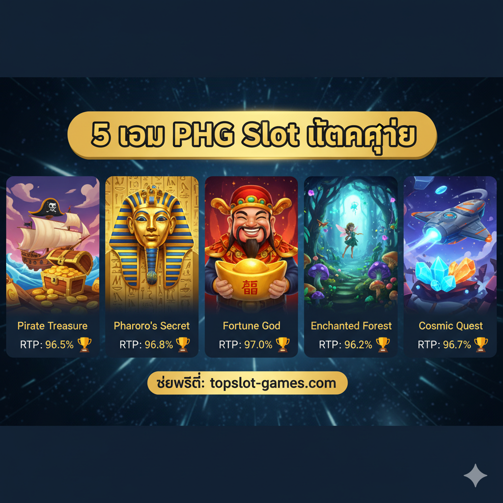 ขั้นตอนการสมัครสมาชิกและฝากถอนอัตโนมัติของ PHG Slot