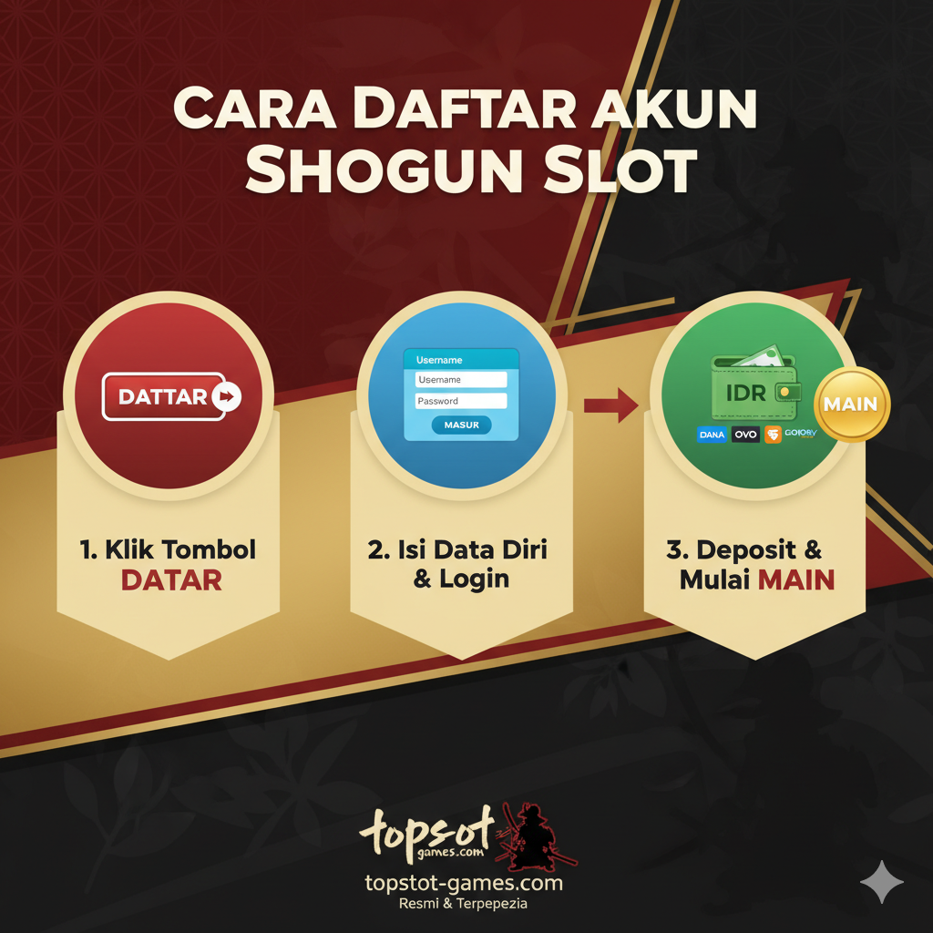 Gambar yang menunjukkan fitur permainan utama 'Shogun Slot'. Mensimulasikan antarmuka putaran bonus (Putaran Gratis) dalam permainan. Layar menampilkan gulungan 5x3, dengan 3 simbol 'Scatter' (misalnya topeng Shogun atau gerbang kuil) disorot. Ada teks yang jelas yang bertuliskan 'FITUR BEBAS SPIN AKTIF!' (Fitur Free Spins Aktif!) dan indikator 'PENGGANDA x10' (Multiplier x10) di layar. Gulungan-gulungan tersebut penuh dengan koin emas dan animasi kemenangan, dengan gaya yang dinamis, menggunakan warna biru elektrik dan emas untuk menonjolkan potensi besar 'Maxwin'.