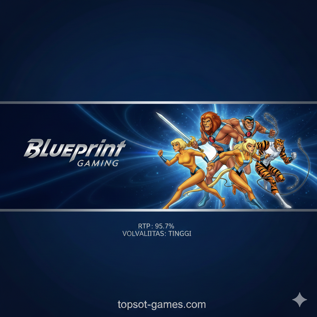 Tampilan layar kemenangan besar di Thundercats slot game